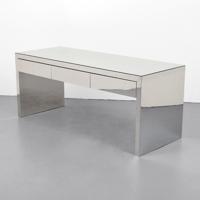 Desk, Console Table, Manner of Karl Springer - Sold for $2,750 on 10-10-2020 (Lot 19).jpg